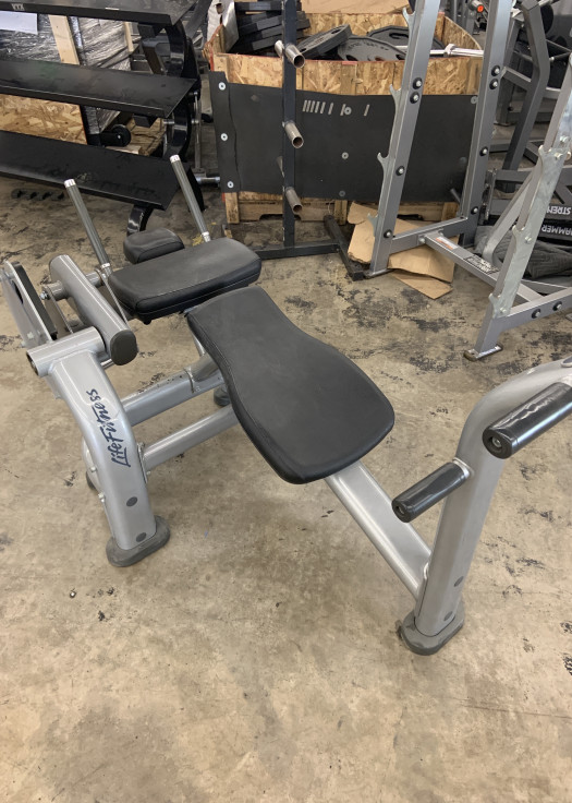 Life Fitness Signature Ab Crunch Bench Used Carolina Fitness