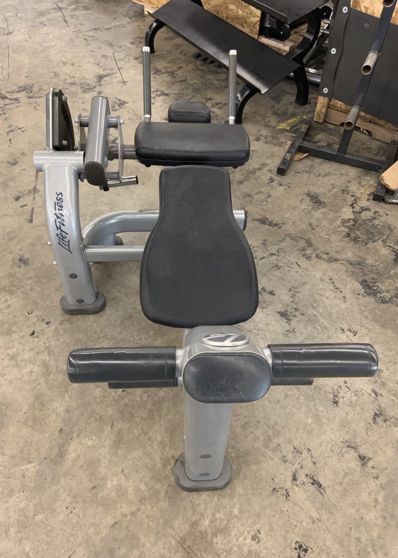 Life Fitness Signature Ab Crunch Bench Used Carolina Fitness