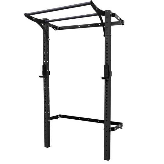 3x3 Profile Rack Pro with Kipping Bar - 90 in uprights- Black Onyx
