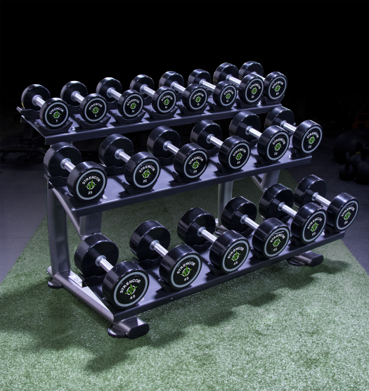 Strencor 3 Tier Dumbbell Rack with Saddles