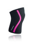 Rehband Knee Support RX 7mm Black and Pink Stripes | Carolina Fitness Equipment