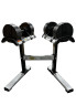 Core Twistlock Dumbbell Set w/ Stand For Sale