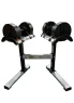 Core Twistlock Dumbbell Set w/ Stand For Sale