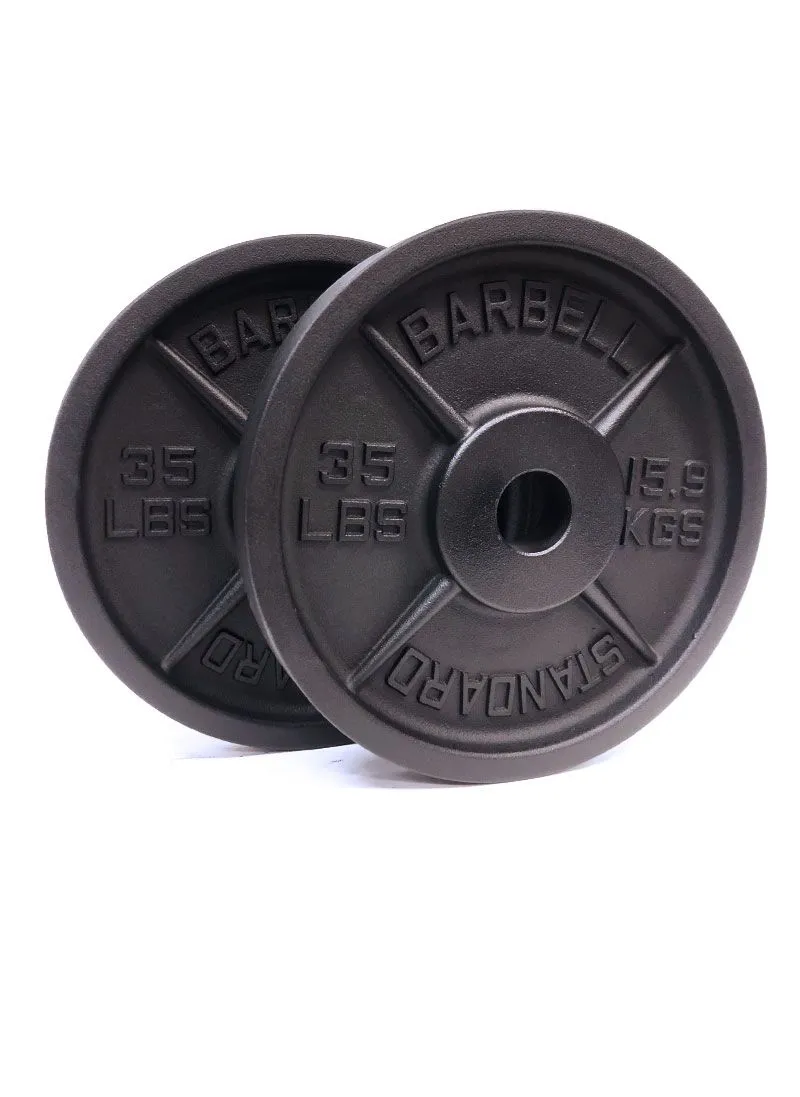 Strencor Standard Steel Plates | 35 lb Steel Plates | Carolina Fitness Equipment