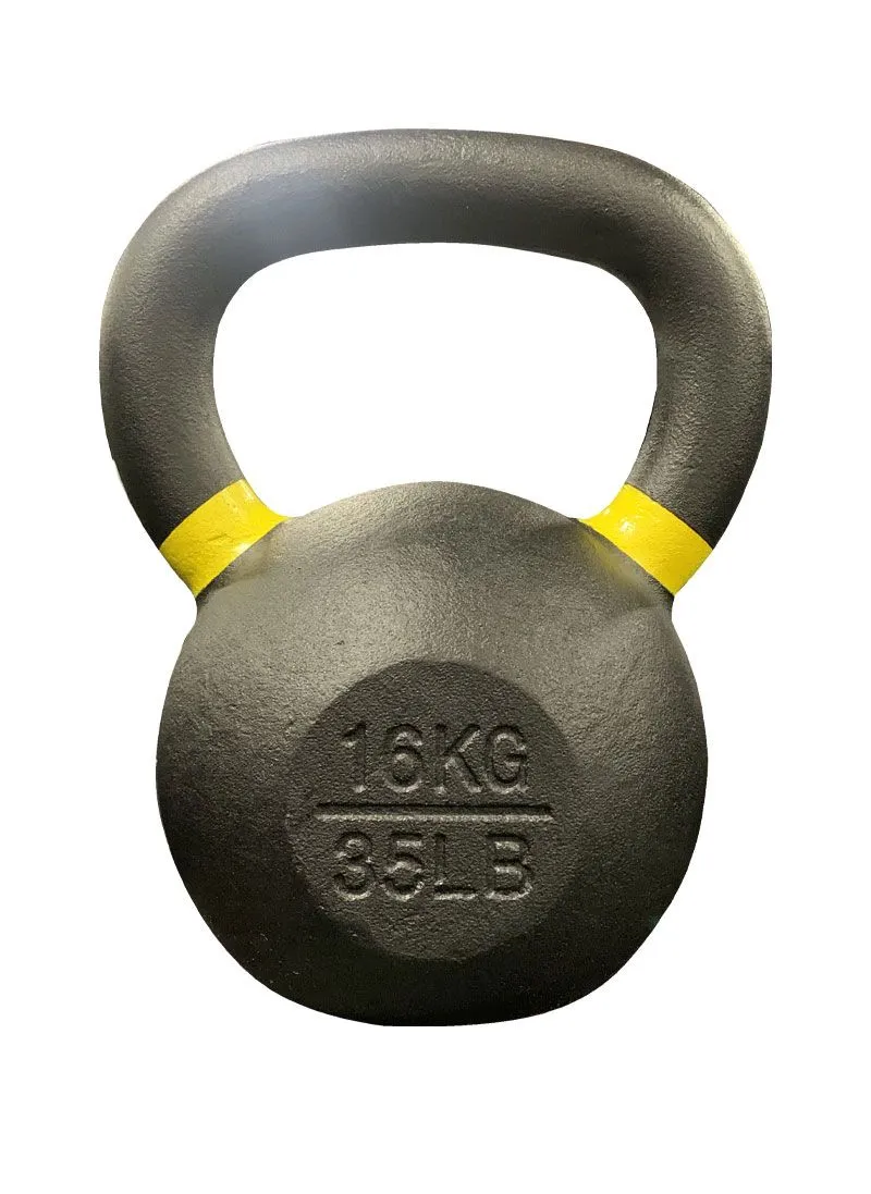 Strencor EKG Kettlebells | 16kg/35lb Yellow Kettlebells | Carolina Fitness Equipment