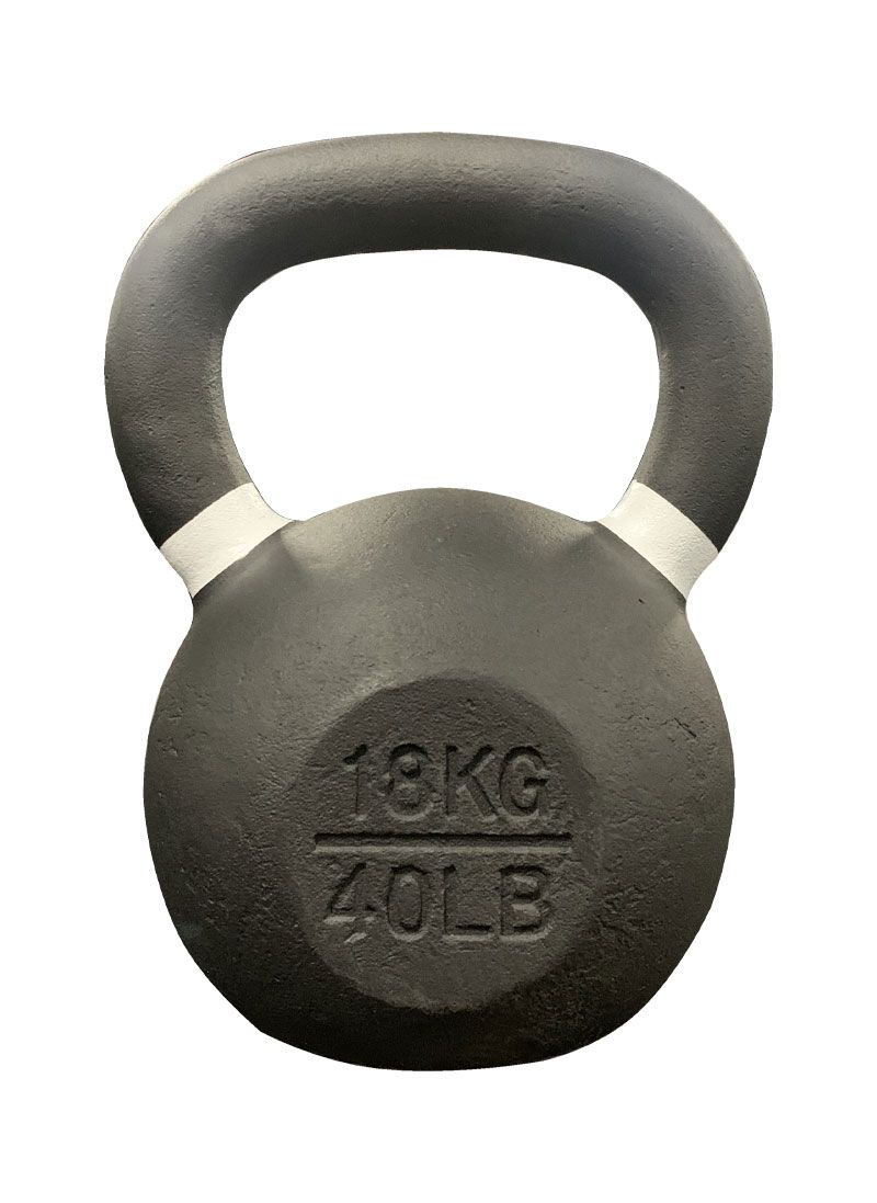 Strencor EKG Kettlebells | 18kg/40lb White Kettlebells | Carolina Fitness Equipment